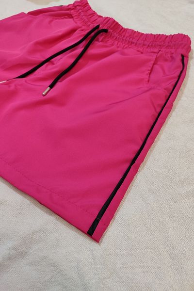 bigiyin Pink Large Size Waterproof Pool Shorts - Sea Shorts Regular Size
