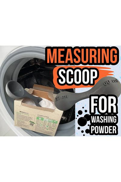 MSD DESİGN MEASURING SPOON WASHING MACHINE DETERGENT MEASURER WHITE