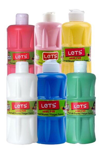 Lets Parmak Boyası 500ml 6lı Set