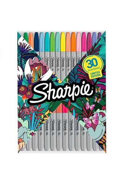 Sharpie Fine Permanent Marker Pen 30 Colors Envelope Package2158181