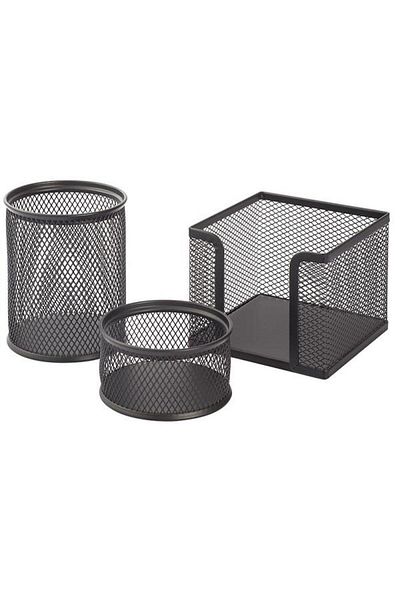 KRAF 470 г перфориран калъф за моливи, черен
