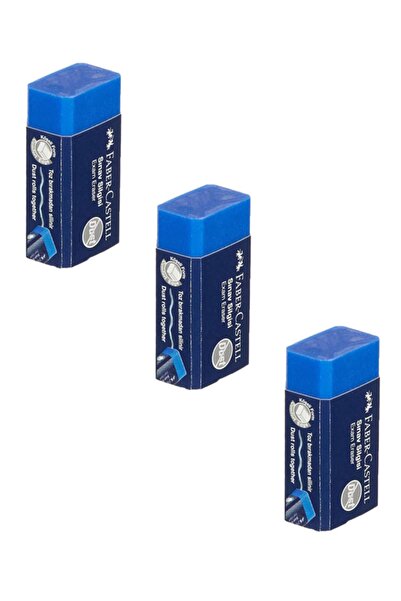 Faber Castell Blue Exam Eraser - Set of 3 Exam Eraser187170