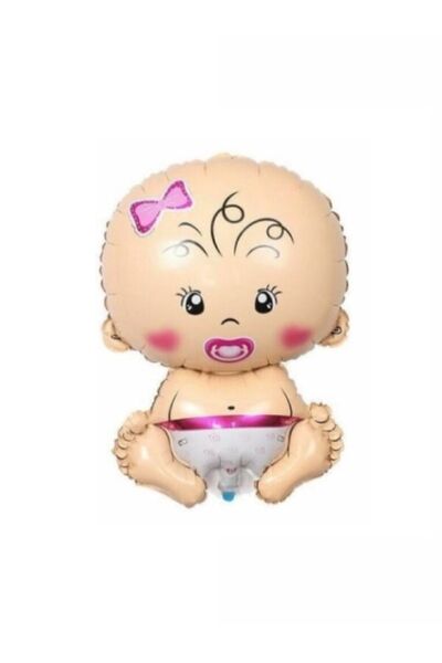 LOTUS PARTY Hospital Room Decoration Set (Baby Girl Foil - Hello Baby Foil - 4 Baby Boxes - 7 Pieces Stand)