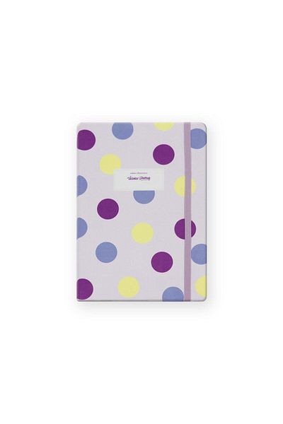 KESKİN COLOR Victoria's Journals 14x20 Trendy Polka Dots - Lilac