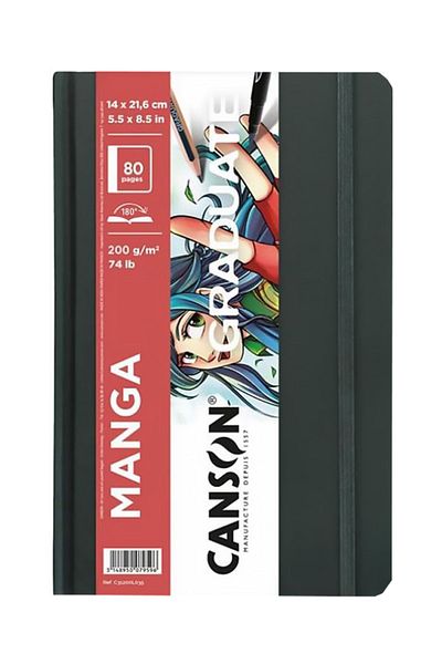 Canson Graduate Manga Drawing Notebook 80 Sheets