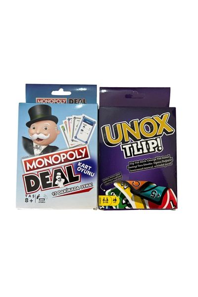 GenelTedarik Unox Tlip and Monopoly Deal - Magnificent Set of Two