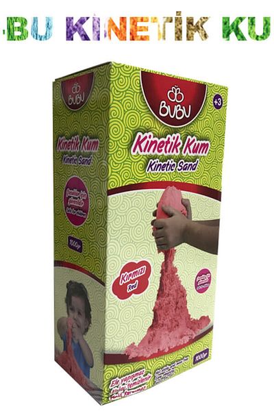 Bubu Kinetic Sand 1000 gr. Red