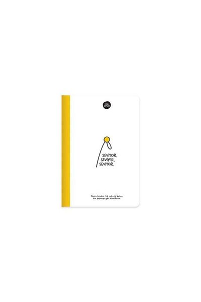 Hisli Şeyler 14*20 64 YpDrawHard Covered Notebook - Loves