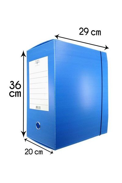 Temel Archive and Project Box 29x36x20cm Blue 50 Pieces