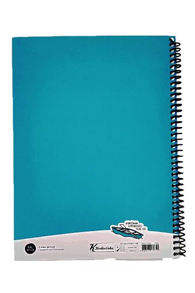 KESKİN COLOR 80 Yp Lined Light Paper - Feeling Things Sticker Notebook Paddle