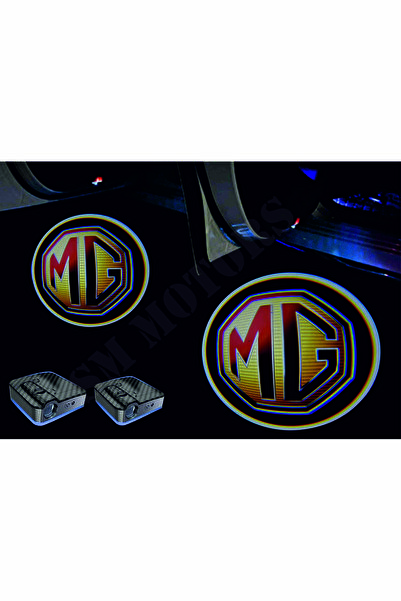 Sm Motors MG Araçlar Için Pilli Yapıştırmalı Kapı Altı LED Logo Kutu İçeriği ...