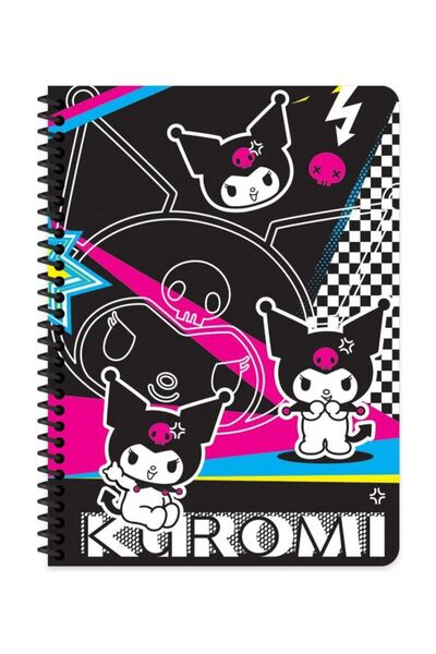 KESKİN COLOR Kuromi 80 Sheets Cardboard Notebook - Set of 2 Sharp Color