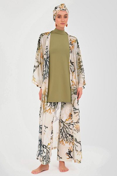 ALFASA Μαγιό Hijab - Pareo Patterned