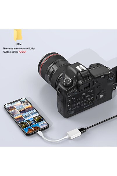 Subzero Apple Iphone Usb Dönüştürücü Otg Adaptör Iphone / Ipad Lightning To Usb 3.0 Aktarıcı