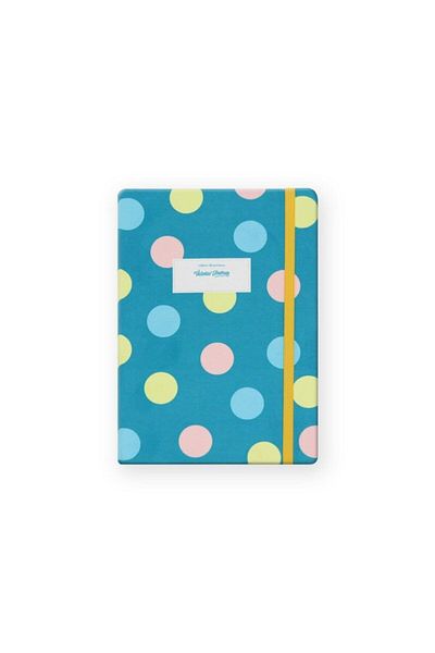 KESKİN COLOR Mint Victoria's Journals 14x20 Trendy Polka Dots Notebook