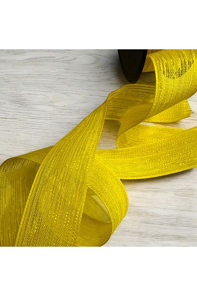 BukiroAtelier Κορδέλα Λινό 5 Μέτρα Κορδέλα Φιόγκου 2 εκ
