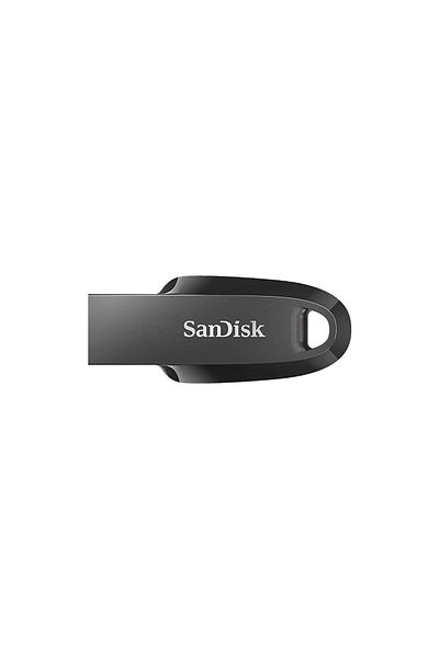 SanDisk محرك أقراص فلاش SVNGX سعة 64 جيجابايت Ultra Curve - أسود، يصل إلى 100 ميجابايت/ثانية، Sphere 917250