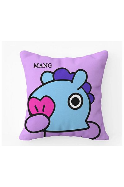 galaxyboutique Bts Mini Square Pillow - Comfortable Design