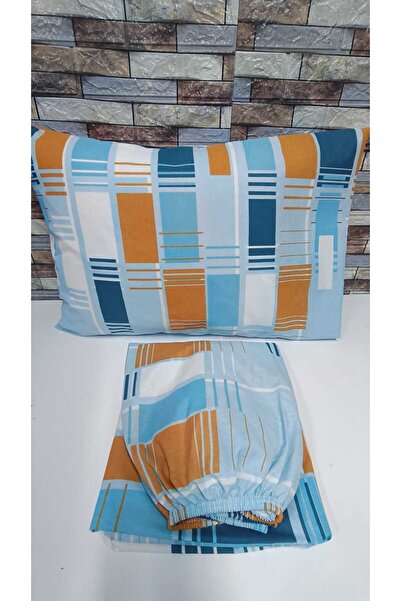 Gasel Home Cotton Elastic Double Bag Set - 160x200 & 180x200