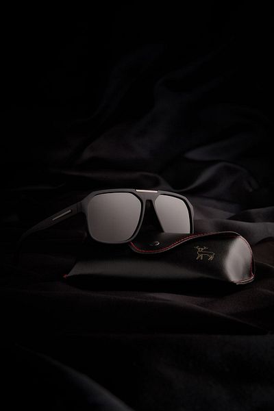Eyesofia Chicago Polarized - High Quality Titanium Black Unisex Sunglasses