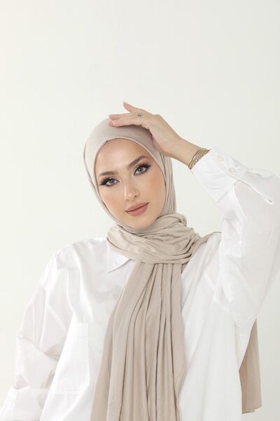 Beyzak Stone Luxury Combed Cotton Shawl - Women's Hijab Jersey Hijab Lycra Shawl