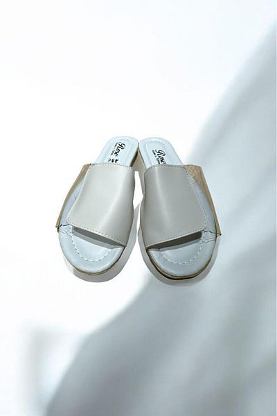 MODA SENİ Transparent Side Women's Slippers Open Front Outdoor and Home Slippers Dowry Bundle Set Women's Slippers