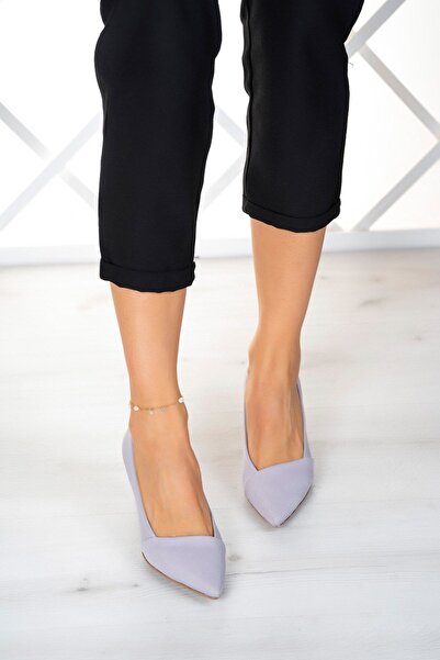 Erkan Saçmacı Laura Plus Grey Crepe Evening Dress Shoes 6 cm