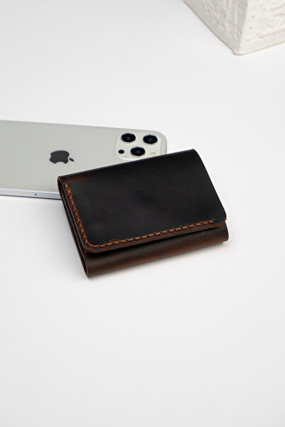 Niki Leather Δερμάτινη θήκη για πορτοφόλι Ramos σε Tan χρώμα