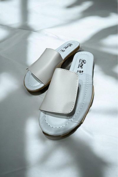 MODA SENİ Transparent Side Women's Slippers Open Front Outdoor and Home Slippers Dowry Bundle Set Women's Slippers
