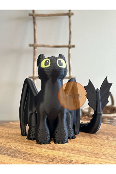 TURUNCUHANE Ejderhanı Nasıl Eğitirsin Toothless Dişsiz Figürü 15 Cm How To Tr...