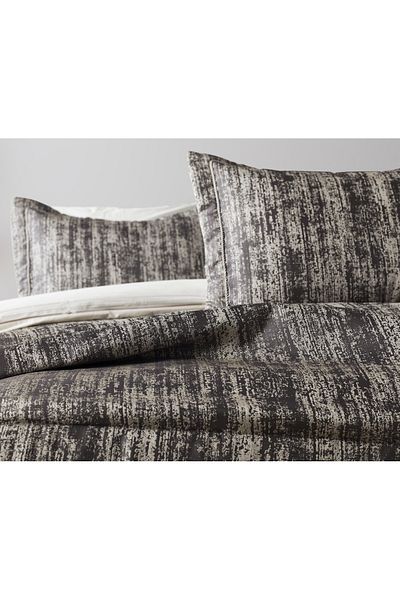 Doqu Home مفرش سرير مزدوج من تاليا - أنثراسيت