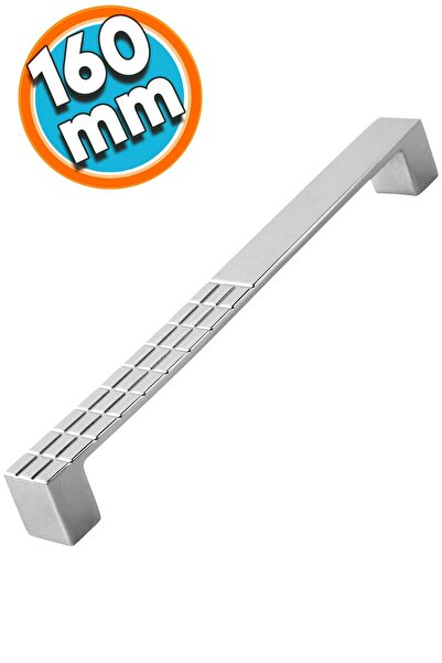 NZB Mobilya Mutfak Dolabı Banyo Çekmece Dolap Kapak Kulpu Kulbu Krom160 mm Metal Kulp