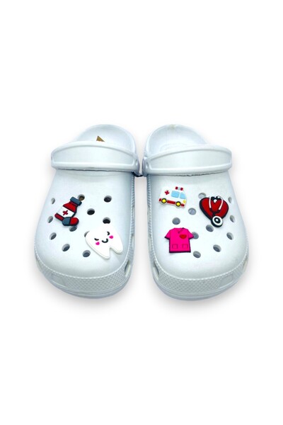 TrineBear Unisex Health Themed Slippers - Size 36-45 Range, Purple Pink, White Black Navy Blue
