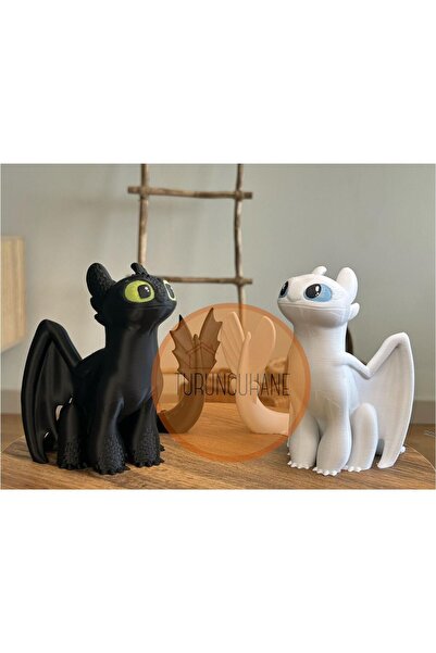TURUNCUHANE Ejderhanı Nasıl Eğitirsin Toothless Dişsiz Ve Light Furry Işık Ej...