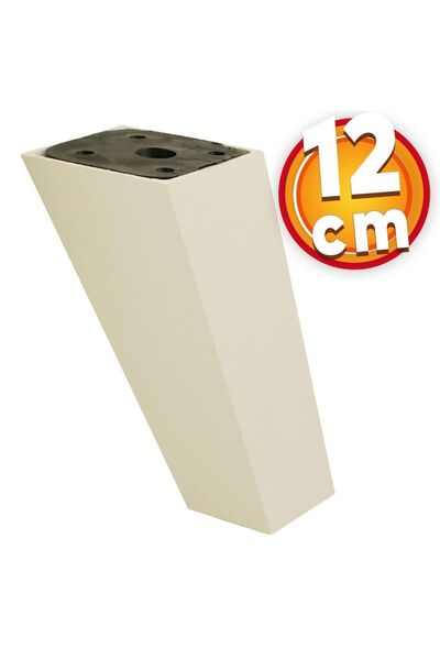 NZB Lüks Mobilya Kanepe Sehpa Tv Ünitesi Koltuk Ayağı 12 Cm Krem Köşeli Baza ...