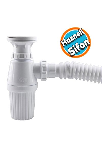NZB Sifon Körüklü Sökülebilir Tas'lı Temizlenebilir Mutfak Banyo Mutfak Lavab...