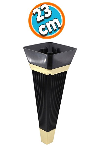 Generic Brand Furniture Sofa Coffee Table TV Unit Seat Leg Base Foot 23 cm Bl...