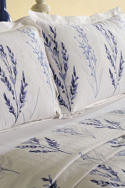 Doqu Home Lara Pike Flora Μονό Σετ - Λευκό