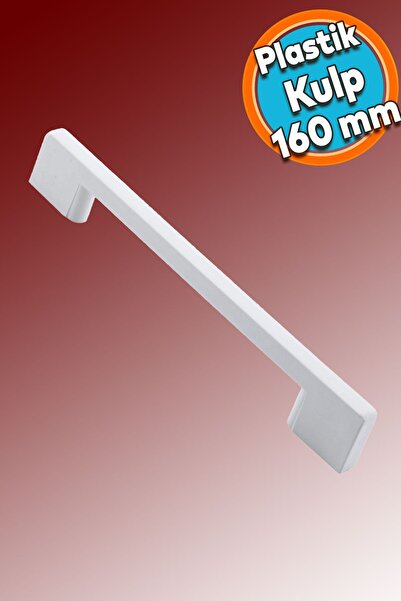 NZB Mobilya Mutfak Dolabı Çekmece Dolap Kulpları Kapak Kulpu Kulbu Beyaz 160 mm Plastik Kulp