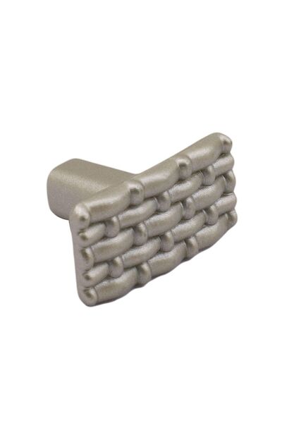 NZB Hasır Düğme Çekmece Dolap Kapak Kulpu Kulbu Saten Metal Kulp