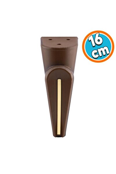 NZB Mobilya Kanepe Sehpa Çekyat TV Ünitesi Koltuk Ayağı 16 cm Ahşap Desenli K...