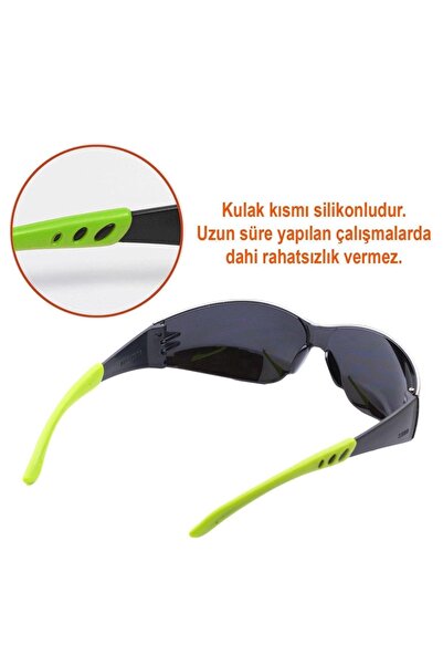 NZB Safety Goggles Antifog Anti-Fog Protective Burr Glasses Silver