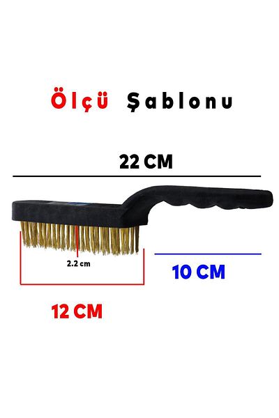 NZB No 5 - Multi-Purpose Plastic Handle Wire Brush - Dirt Rust, Barbecue, Bbq Grill, Cleaning