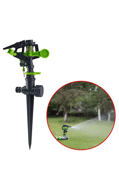 NZB Toprağa Gömmeli Hareketli Vurmalı Tabanca Plastik Kazıklı Su Fıskiyesi Ba...