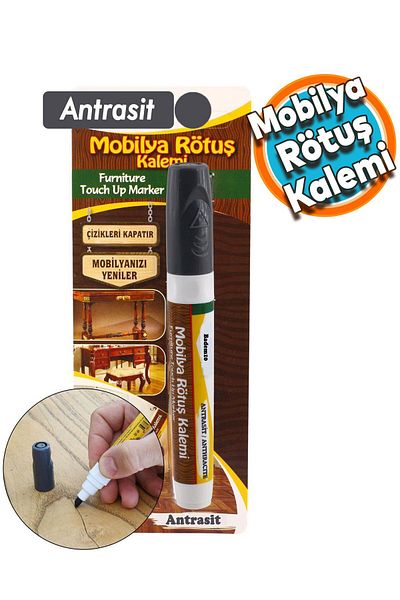 NZB Furniture Touch-Up Pen Wooden Table Coffee Table Cabinet Touch-Up Pen Scratch Remover Crack Closer Anthracite