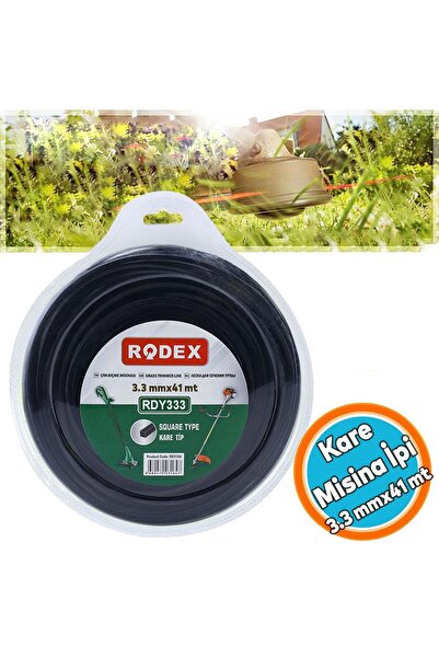 NZB Misina Motorlu Tırpan Kare Misina 3.3 mm 41 Metre Çim Ot Biçme Teli