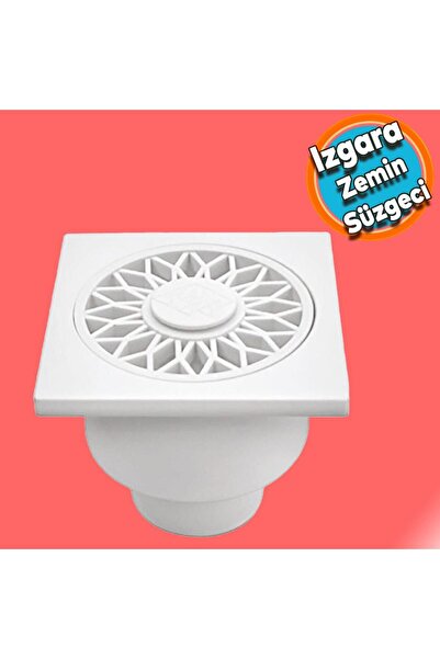 NZB Zemin Yer Süzgeci Banyo Izgara Balkon Lavabo Pis Su Gideri Kapak Kapağı Alttan Giderli Yer Sifonu