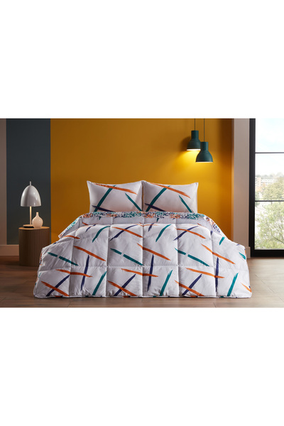 Doqu Home Festival Pamuk Uyku Seti Shiva Çift Kişilik - Turkuaz