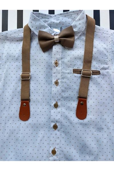 yns coolstar 4-Piece Set with Bow Tie for Boys - Pants, Shirts and Slippers