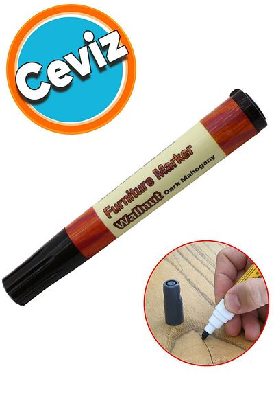 NZB Furniture Touch-Up Pen Wooden Table Coffee Table Cabinet Pen Scratch Remover Crack Touch-Up Concealer Brown C